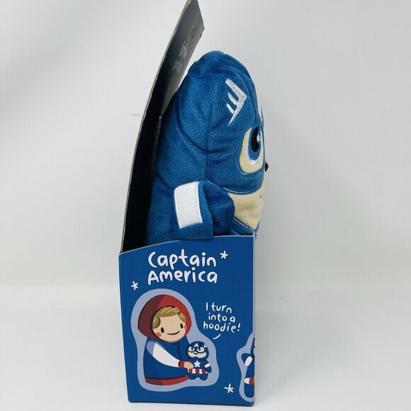Cubcoats 2T Captain America Hoodie Jacket Transforming Fleece Plush Marvel New - Picture 5 of 9